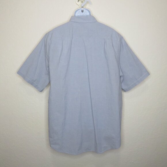 Goodfellow* Men's Short Sleeve Button Down Curved Hem Chest Pocket Shirt~ 2XBT - Picture 11 of 13